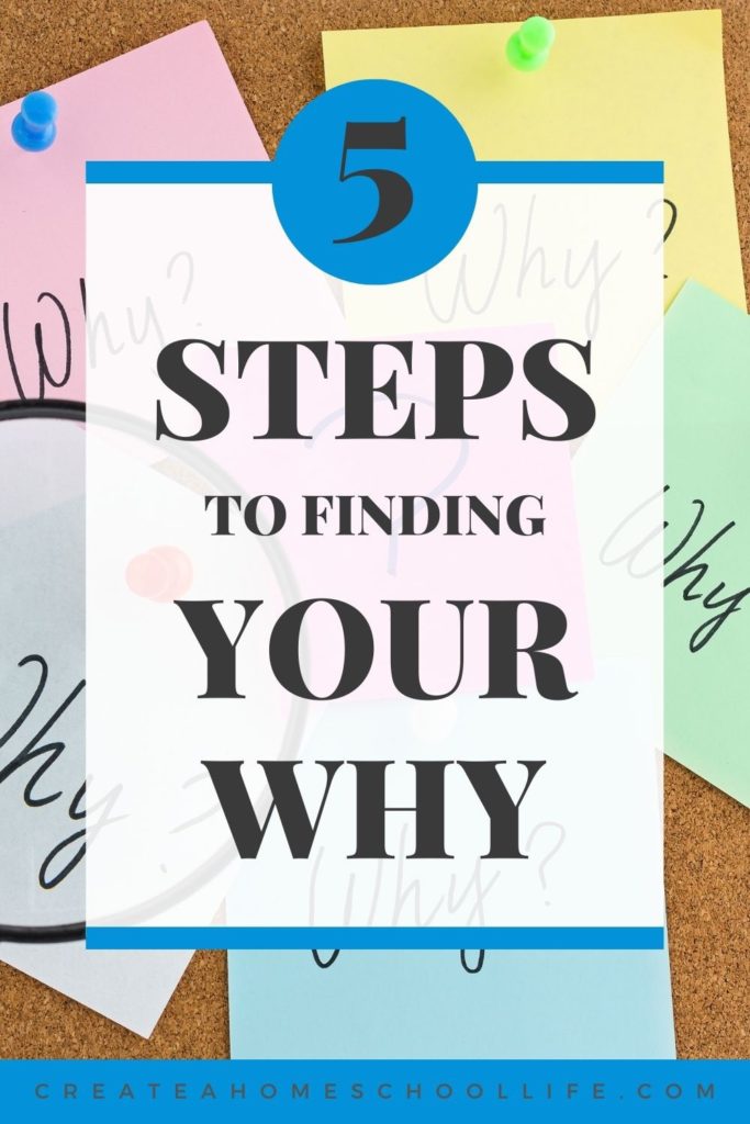 findng your "why"